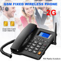 GSM 6588 Fixed Wireless Telephone double Sim Telephone Set Wireless Landline. 