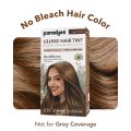 Paradyes No Bleach Hazel Brown Glossy Hair Tint, Ammonia-Free Formula for Natural Black Hair, Visible on Natural Black Hair, Includes Anti-Fade Conditioner for Long-Lasting Shine, 5 Light Brown. 