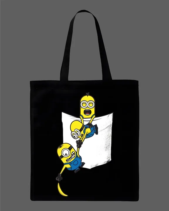 Minions%20Printed%20Cotton%20Tote%20Bag%20%7C%20White%20&%20Black%20-%20Image%203