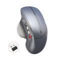 Wireless Vertical Mouse 2.4G Ergonomic Vertical Gaming Mouse 6-Button Design Aluminum Alloy Side Scroll Wheel Anti-Mouse Hand 10m Wireless Reception. 
