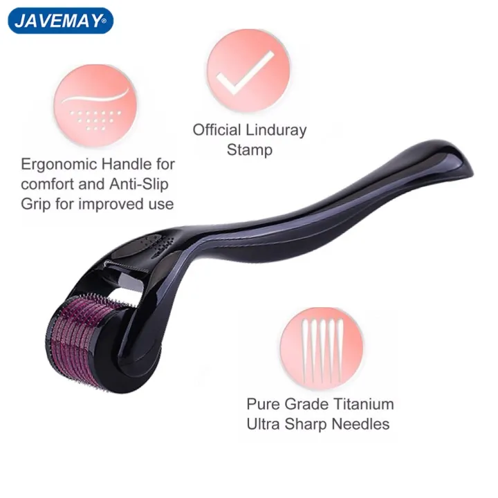 HOT%20Colorful%20Transparent%20Healthy%20Care%20540%20Derma%20Roller%20Beauty%20Needles%20Instrument%20for%20Face%200.2mm%200.25mm%200.3mm%20Titanium%20Skin%20Care%20Tool%20-%20Image%203