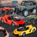 RC Car with Rechargeable Battery High Speed Drift Remote Control Vehicle 1:24 Scale Electric Toy Car for Boys Kids Gift. 