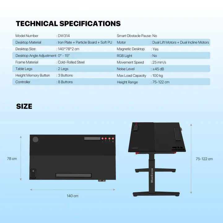 Fantech%20DW314%20Dual%20Motor%20Adjustable%20Rising%20Desk%20%7C%20Electric%20Sit-Stand%20Gaming%20Desk%20%7C%20Height%20Adjustable%20Ergonomic%20Desk%20-%20Image%208