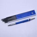 2.0mm Mechanical Pencil Lead Pencil for Draft Drawing Carpenter Crafting Art Sketching with 12 Pcs Refill - Blue. 