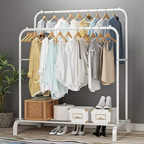 Coat%20hanger%20Rack%20hall%20Shelves%20With%20Heavy%20Duty%20Full%20Body%20Iron%20steel%20Hooks/%20Double/%20Single%20Pole%20Clothe%20Hanger%20Stand%20With%20Shoe%20Rack%20-%20Image%203