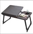 laptop table wooden folding portable (multipurpose laptop/study table)-brown. 