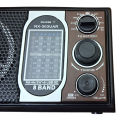 Golon Classical Design Multimedia Radio Set – Rechargeable, USB/SD Playback, FM/AM/SW Tuning, with 3-Way Speaker System. 