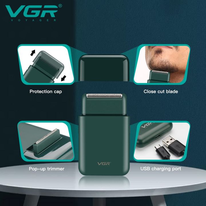 VGR%20V-390%20Mini%20Professional%20Men's%20Shaver%20-%20Image%203