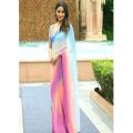 Awafu Alia Bhatt Georgette Saree With Blouse. 