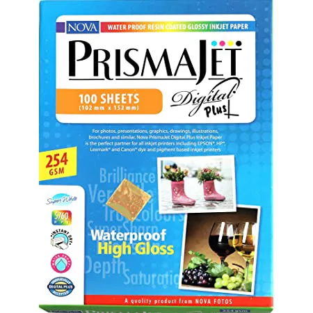 Nova%204x6%20Prismajet%20Digital%20Plus%20Glossy%20254%20GSM%20Sheet%20-100%20Sheets%20-%20Image%202