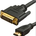 HDMI Male to DVI-D Male Bi-Directional Adapter Cable. 