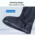 Long Waterproof Shoe Covers for both Men and women Waterproof Boot , sneaker, shoes  Rain Shoe Covers Reusable & Foldable Motorcycle Cycling Bike Knee Boots Shoes Cover. 