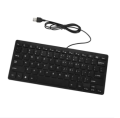 Small Wired Keyboard Mini Multimedia USB Keyboards for Laptop. 