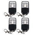 4X 4 Button Electric Garage Door Opener Wireless Remote Control 433MHZ Igniter Wireless Radio Frequency Remote Control. 