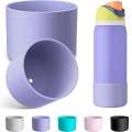 Silicone Water Bottle Boot Owala 24oz 40oz Anti-Slip Protective Sleeve Bottom Bumper Protector For Freesip Twist. 