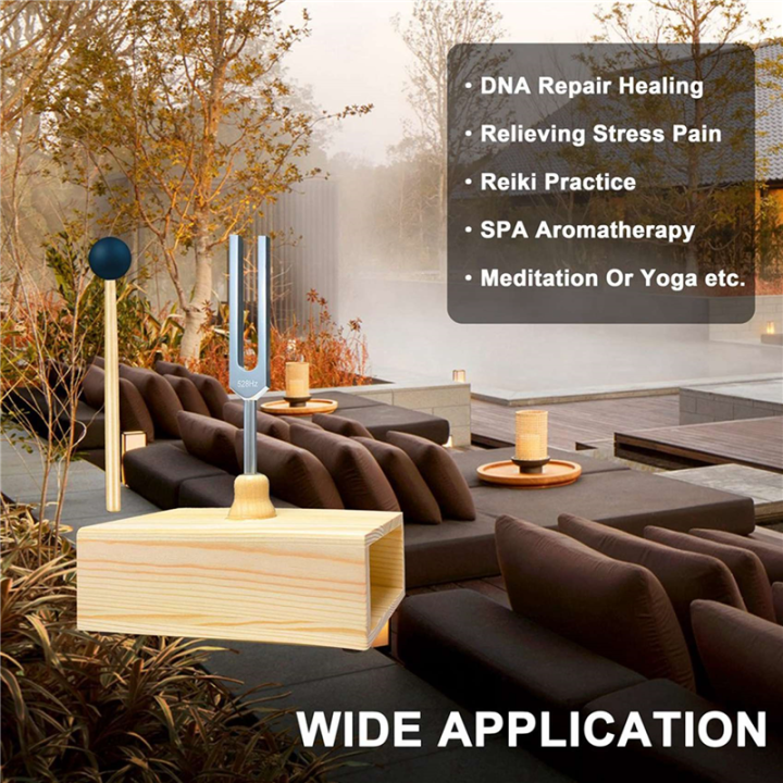 10X%20528Hz%20Tuning%20Fork%20with%20Resonance%20Box,%20Aluminum%20Alloy,%20Wooden%20Speaker,%20Perfect%20for%20SPA%20Aromatherapy%20-%20Image%203