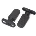 1 Pair Lightweight Quick Release Bike Rear Pedals Aluminium Alloy Non-Slip Bike Pegs Universal Foldable Ebike Pegs for Electric Bicycle. 