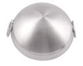 Set of 3 Pure Aluminium Kadhai/Kadai/Frying Pan for Cooking Deep Fry Combo of 3 Kadai 2 Litre + 3 Litre + 4 Litre. 
