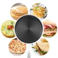 Thickened Stainless Steel Crepe Pan Non-Stick Honeycomb Coating Frying Pan Pizza Tray Kitchen Cookware 26/28cm Pancake Egg Pan All Stoves. 
