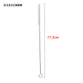 DISICHEN 2~10PCS Straw Cleaning Brush Reusable Eco-Friendly Stainless Steel Drinking Straw Cleaner Brush Set Soft Hair Cleaning Tool. 