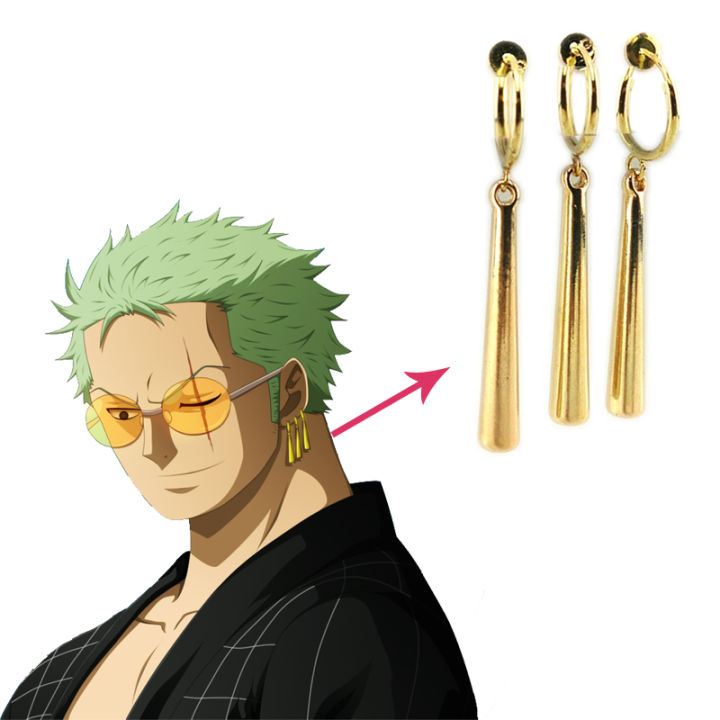 Ronin%20Merch%20Zoro%20Geometric%20Earrings,%20One%20Piece%20Anime,%20Zinc%20Alloy,%20Unisex%20-%20Image%203