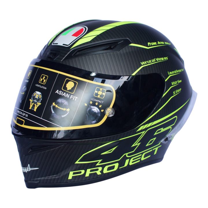 R Project 46 Agv Pista Gp R Black Carbon Agv Pista Gp R 2020 AGV Pista
