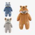 KidsSansar - Baby Winter Soft & Warm Fur Zipper Jumpsuit Romper. 