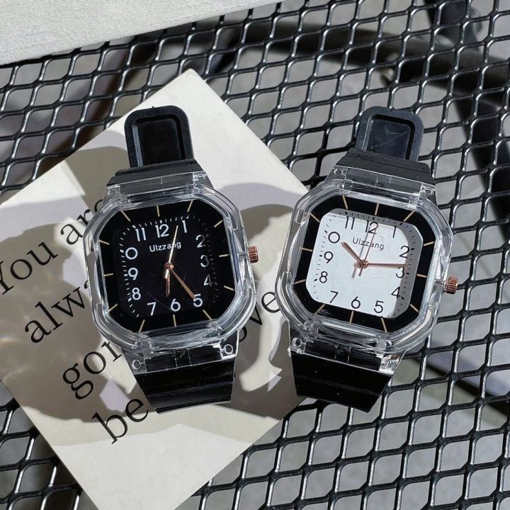 【Exporteasy】Square Frame Watch for Men and Women, Couple Style, for ...