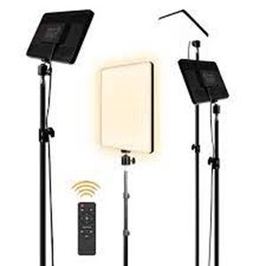 RL-11 Photography LED Lighting Panel Light Remote Control for Live Stream Video Photo Lamp With Stand