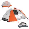 Moon Lence Ultralight Gear Double Layer  2 Person Camping Tent. 