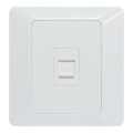 Prakash White RJ.11 Telephone Socket. 