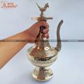 Axia Krafts Brass Anti 31 Cms - 1 Liter | Nepali Anty | Dhalod Anty | Anti | Decorative items. 