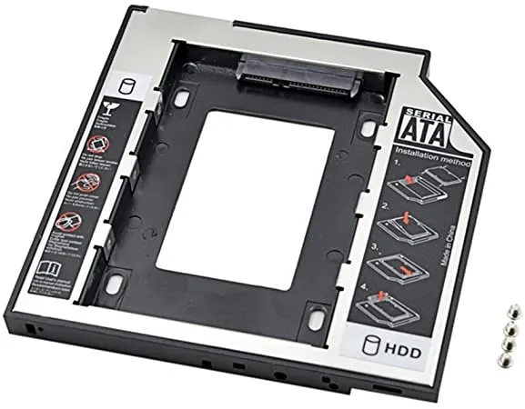 Universal%209.5Mm%20Second%20Hdd%20Caddy%20Sata%203.0%20Hard%20Drive%20Adapter%20Ssd%20Hdd%20Hard%20Disk%20Enclosure%20Case%20For%20Laptop%20Optical%20Drive%20Bay%20-%20Image%204