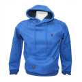 Light Blue Flur Hoodie For Men. 