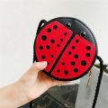 ARELENE 3X Ladybug Cute Children's Shoulder Bag Personality Wild Purse Mini Accessories Bag. 