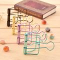 Mini Portable Hollow Out Metal Binder Clips/Multicolor Durable Notes Letter Paper Bookmark Binder Bill Clip/Dovetail Book File Clips. 