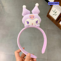 DISICHEN 【 】 Fashion Kawaii Cartoon Cinnamoroll My Melody Kuromi Plushie Headband Cute Makeup Wash Hair Ring Hair Accessories Gifts Cologo. 