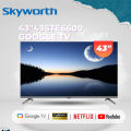 SKYWORTH TV 43STE6600 FHD Google TV Smart Television - 43" (43 INCH). 