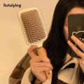 Sutuiying Airbag Comb Wooden Comb Scalp Massage Air Cushion Comb Fluffy 2025 Ladies Special Curly Hair Rib Comb Anti-static Modeling. 