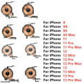MengsanOriginal NFC Chip Wireless Charger Charging Panel Coil Volume Button Flex Cable With Sticker For iPhone X XR XS 11 12 13 Pro Max. 
