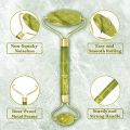 2pcs Set Facial Jade Stone Roller & Gua Sha Board Body Neck Massage Tool. 