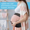 Pregnancy Support Belt: Breathable 3-in-1 Maternity Solution. 