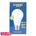 Rathi LED Bulb 7w Set Of 6. 