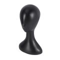 2X Lady High Plastic Wig Female Model Black. 