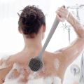 Durable Long Handle Body Brush Silica Gel Soft Bristles Back Shower Brush Lazy person bathing tool Massage Brush Bath Brush. 