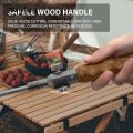 Wenefang Wood Handle Removable Three-stage Gas Burner Outdoor Camping 2025 New Torch Cooking Bbq Igniter Cassette Gas Tank Highpower Flame. 