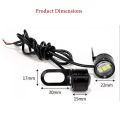 Strobe Light for Bike 12V DC Waterproof Motorcycle LED Strobe Lights Motorcycle LED Flash Warning Brake Light Lamp Compatible with Motorbikes, Scooters (1 Pair, Red/Blue). 