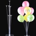 Balloonistics Table Desktop Balloon Holder with 7 Balloon Sticks, 7 Balloon Cups and 1 Balloon Base Stand Kit Set for Party Decorations. 