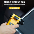 (GGBR) Mini Turbo Jet Fan Rechargeable Brushless Motor 110000RPM Speed Vacuum Cleaner for Computer Keyboard Outdoor Car Home,C. 