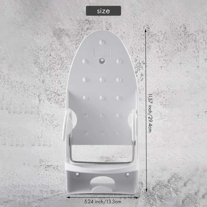 Kqueebee%20Ironing%20Board%20Holder%20Wall%20Mount%20Electric%20Iron%20Hanger%20Ironing%20Board%20Rack%20Ironing%20Board%20Storage%20Organizer%20White%20-%20Image%205